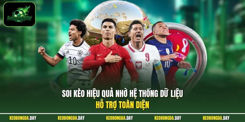 Soi kèo hiệu quả nhờ hệ thống dữ liệu hỗ trợ toàn diện